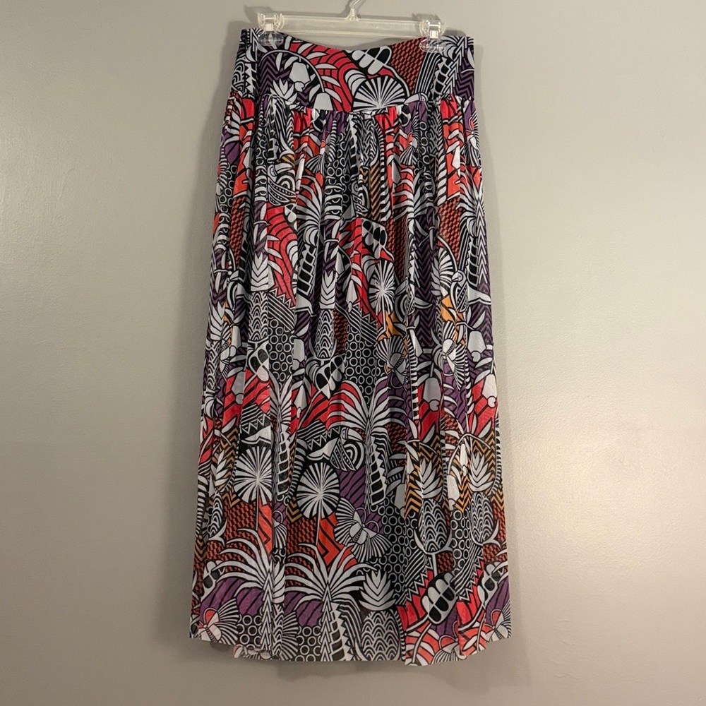 Anthropologie Farm Rio Maxi Skirt Nouveau Color Size M NWT - Picture 10 of 12